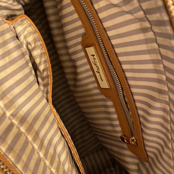 Miztique brown square shoulder bag - Picture 6 of 6